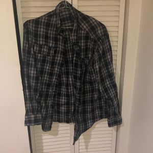 Vintage Plaid Flannel Grunge
